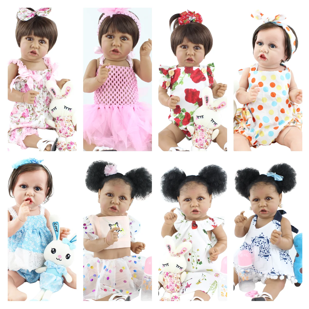 

55cm Full Silicone Reborn Baby Doll For Girl Like Real Newborn Toddler Companion Bebe Boneca Fashion Kid Birthday Gift Bath Toy