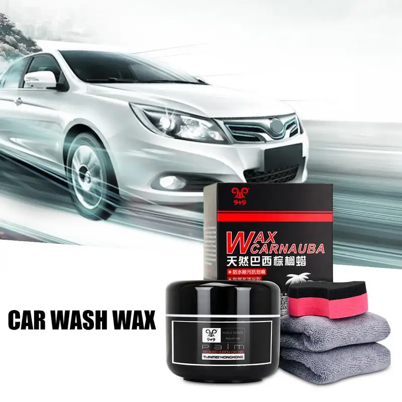 

Car Crystal Hard Wax Paint Care Maintenance Paint Surface Care Hard Glass Car Paint Surface Coating Gift Towel SpongeWash Mud