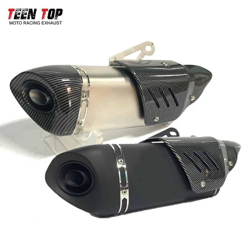 51mm Universal Motorbike Exhaust Pipe GSX-S1000F GSXR1000 CBR1000RR DL1050 NC700 INTEGRA750 Exhaust Muffler Silencieux DB Killer