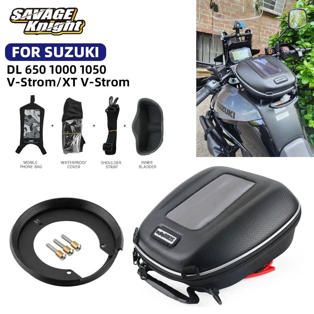 For SUZUKI  DL650 DL1000 DL1050 V Strom XT V-Strom Motorcycle Tank Bag Luggage Waterproof Backpack DL 1050 1000 650 VStrom Bag