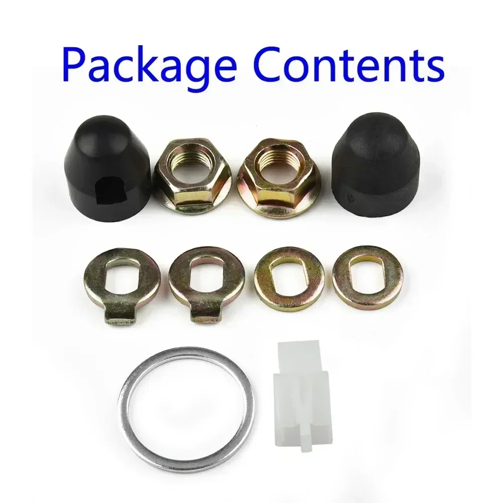 1set Ebikes Hub Motor Axle Lock Nut /Lock Washer /Spacer /Nut Cover/Hot Sale Replace Shaft Kits Accessories