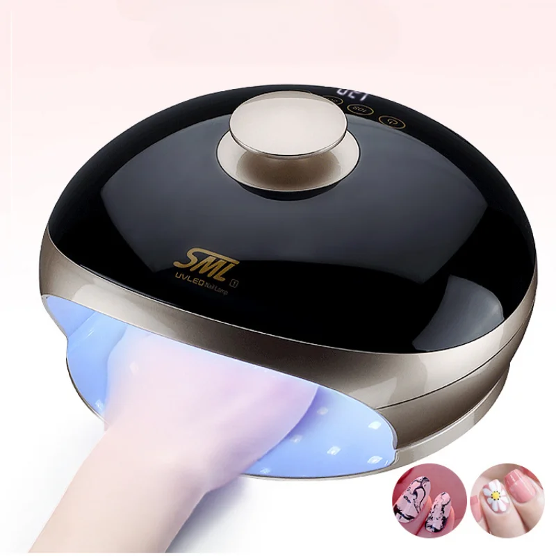 UV LED Lamp Drying Lamp Gel Polish Portable Nail Lamp for Drying Nail Gel Polish with Smart Sensor Nail Lamp for Manicure Salon