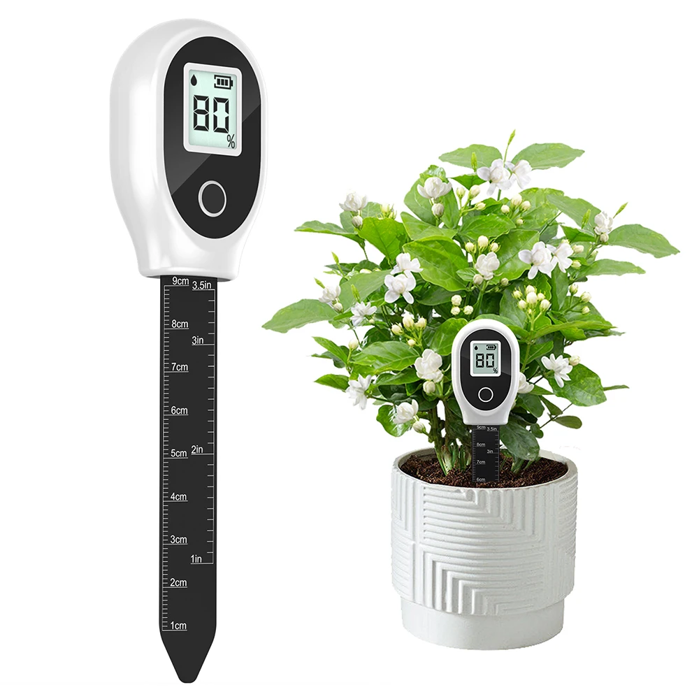 

0-99% Soil Moisture Meter LCD Accurate Moisture Detector For Agriculture Garden Lawns Greenhouse Potted Plants