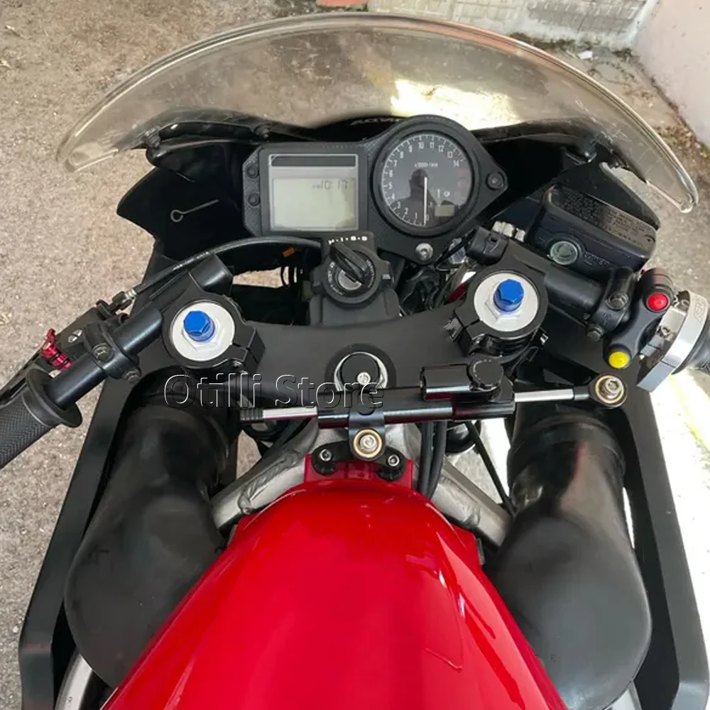 1999-2007 لهوندا CBR600 F4i CBR 600 F4i دراجة نارية قابل للتعديل التوجيه استقرار المثبط قوس تصاعد عدة
