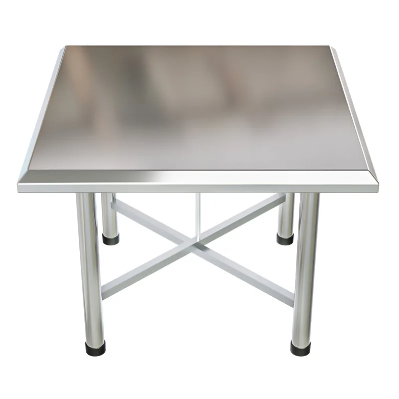 

Stainless steel square table, folding table, portable, barbecue , square dining