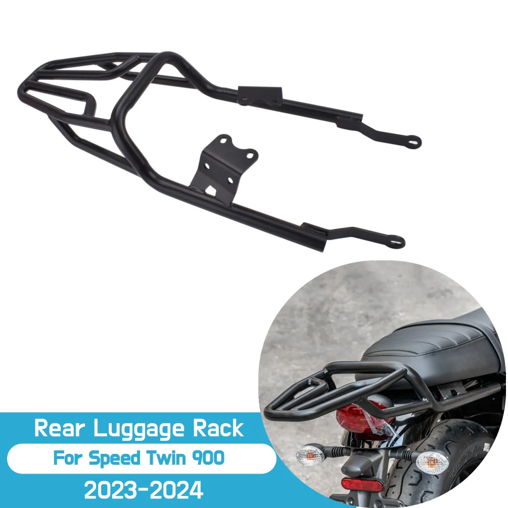 

For Speed Twin 900 2023 2024 Luggage Rack Rear Carrier Storage Support Shelf Motorcycle Street Twin 900 2016-2022 Accessories