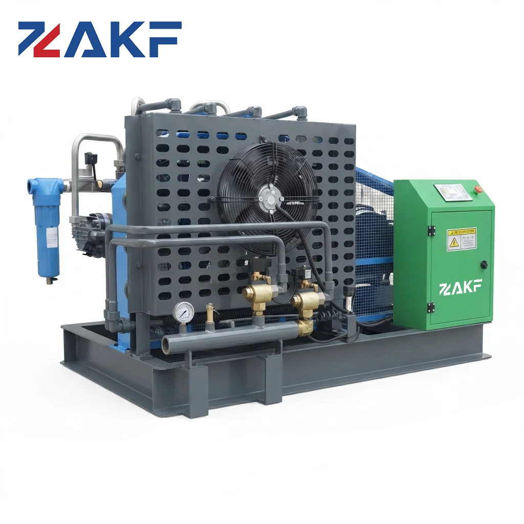 ZAKF Industrial High Pressure Air Compressor Booster 22KW 40Bar 6.0m3/min PET Bottle Blowing