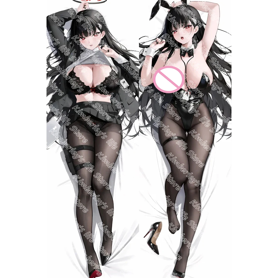 

Чехол для подушки Rio Tsukatsuki Dakimakura, синий архив, 2WAY, обнимающая подушка для тела, чехол для подушки в стиле аниме