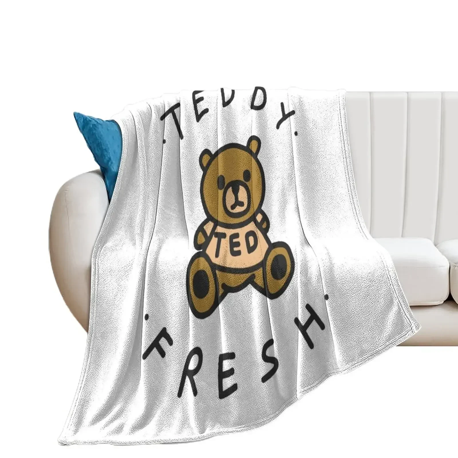 teddy fresh MERCH Throw Blanket Summer wednesday Blankets