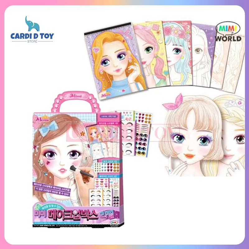 Mimiworld Anime Figures Meimei Ice Cream Jewelry Box Colored Ring Ice Stick Makeup Graffiti Set Girls Creative Toy Birthday Gift