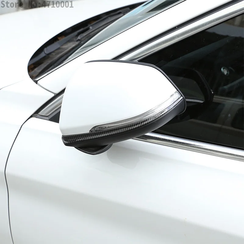ABS Carbon Fiber For BMW X1 F48 1 2 series Active Tourer f45 f46 218i 16-19 Side Rearview Mirror Strips Trim For BMW X2 F47 - view 5