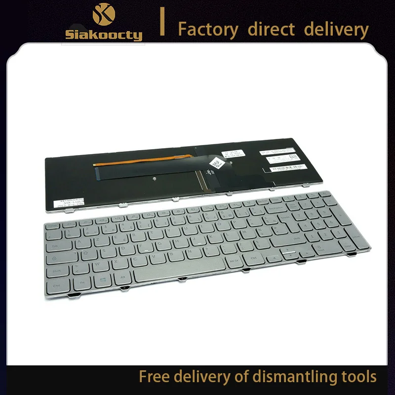 Siakoocty czarny: klawiatura Azerty Fr dla Lenovo THINKPAD T440 04X0112 0C43917 64L01M Cs