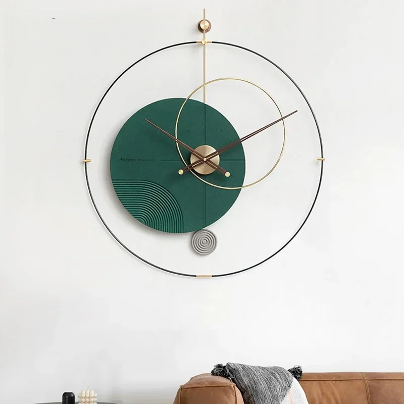 Modern Living Room Wall Clock Big Mechanism Nordic Bathroom Clock Kitchen Vintage Retro Hogar Y Decoracion Wall Decor