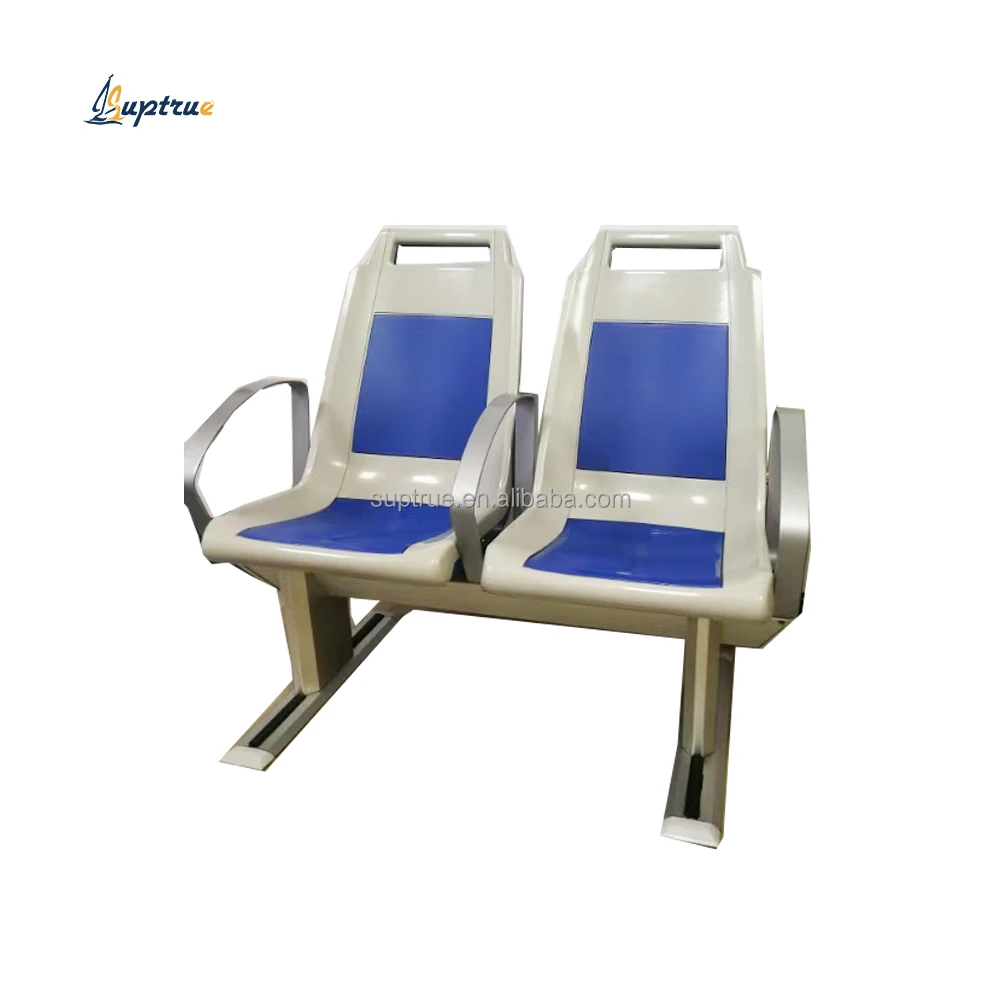 Boat Durable Plastic Seats with Aluminum Alloy Armrest for Outdoor Ships and Ferries Factory Direct