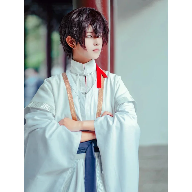 

ss23Moblie Phone Game Bungo Stray Dogs Dazai Osamu Cosplay Chinese Style Hanfu Antiquity Costume Clothes