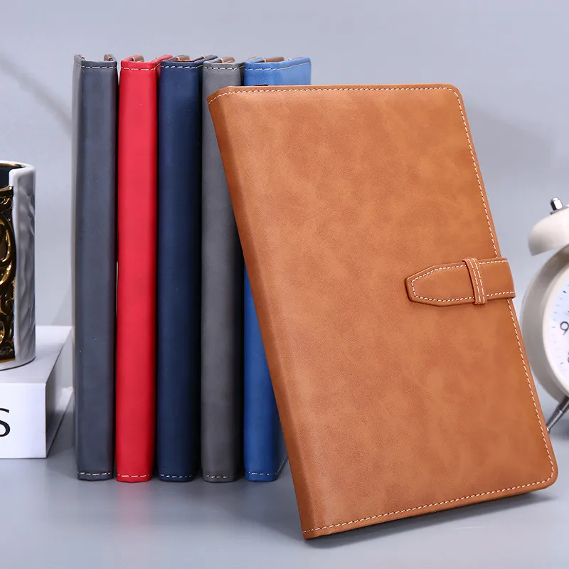 Travel Notebook Journal Notepad With Pen Clip A5/B5 Leather Cover 100 Sheets Paper Archive Stationery Sticker Office Accessories