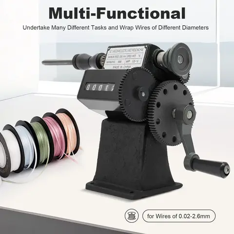 NEW Gumball Vending Machine, Steel Coil Counting & Winding Machine, Cast Iron Frame, 0-99999 Count Range, Max Diameter 150mm