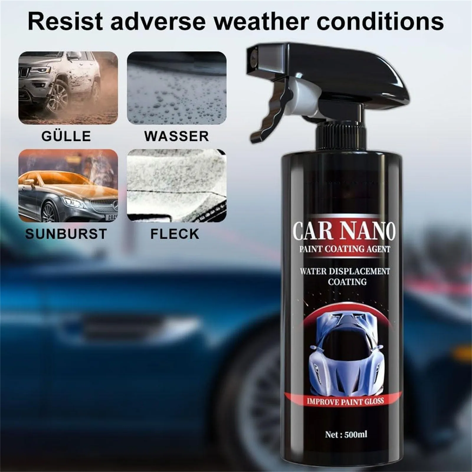 Car Nano Repairing Spray Products Repair Scratches Detailing Coating Agent Glossy Car Cleaning Ceramic Coat For Automobile