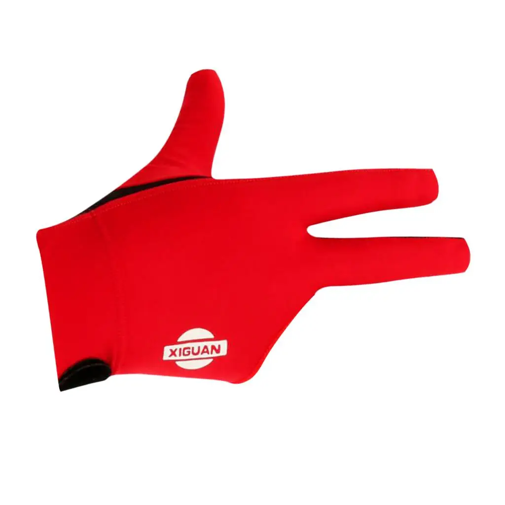 

Pro 3 Finger Right Hand Billiard Glove Adjustable Lycra Snooker Cue Repair Tool for Billiard Players