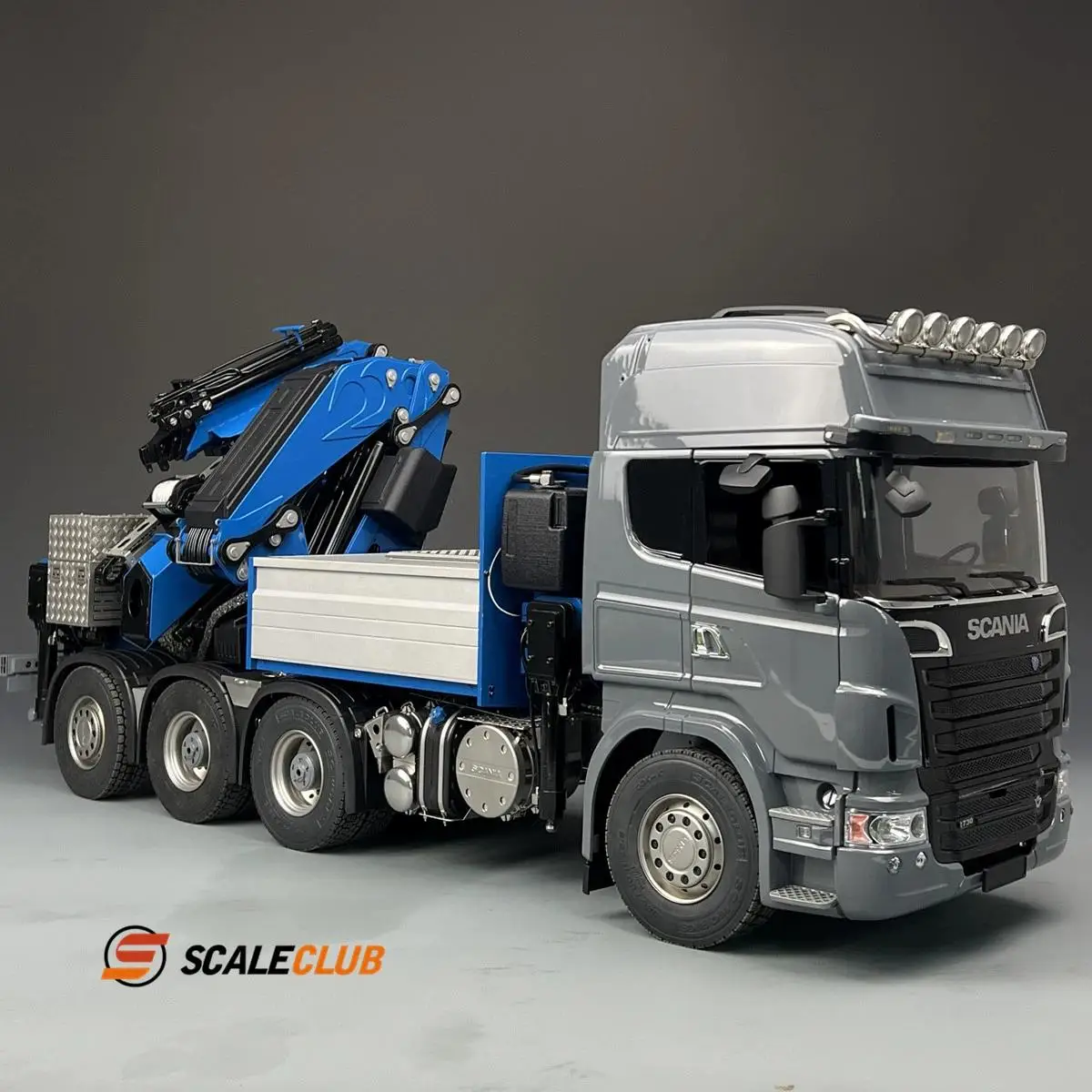 Scaleclub Tamiya 1/14 R470 R620 R730 S770S F1650 w pełni metalowy dźwig samochodowy tylnego koła 8x8