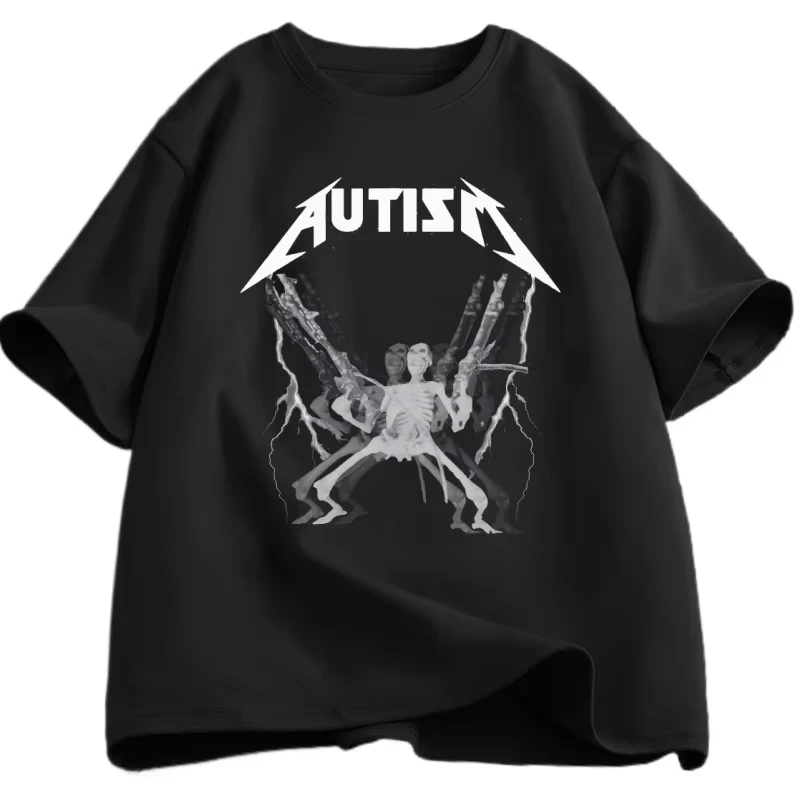 The Latest Men's Pure Cotton T-shirt for 2025, Comfortable, Breathable, High-quality for Autism, Beach Travel, Party, Instagram