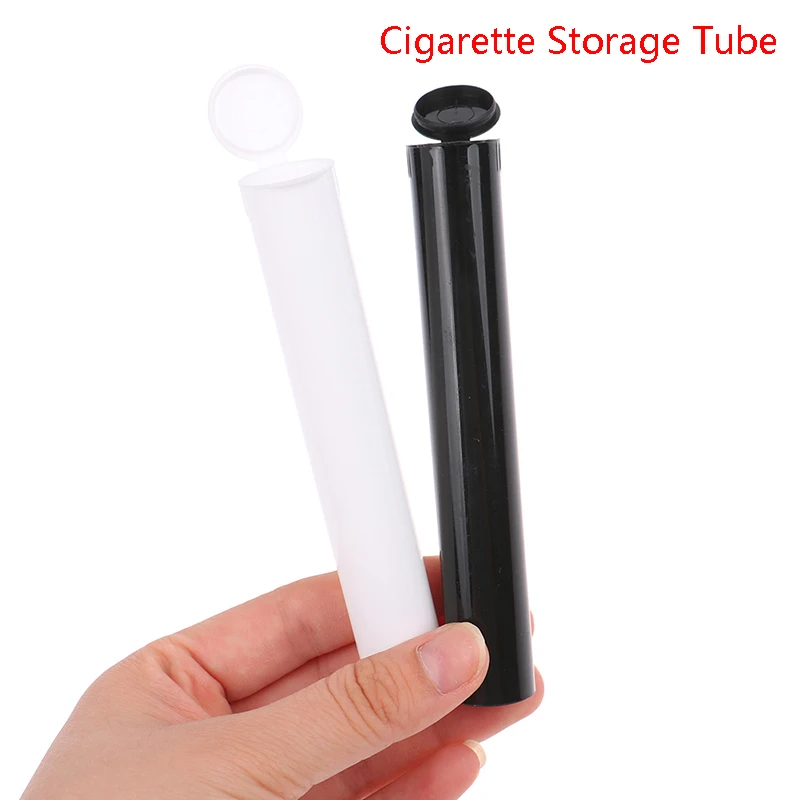 Plastic Cigarette Storage Tube 116mm Vial Cigarettes Waterproof Airtight Tube Smell Proof Cigarette Solid Storage Seal Container