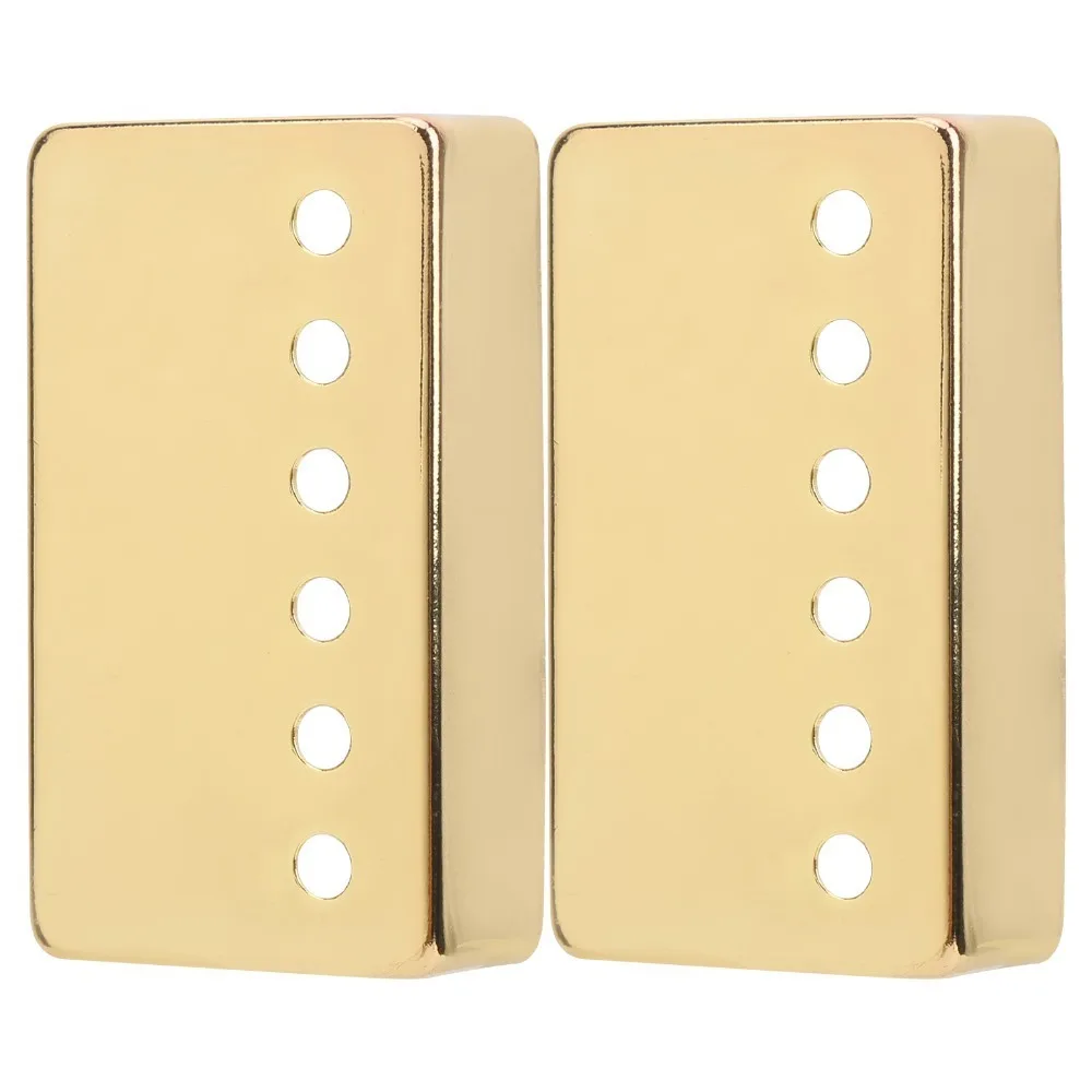 Cubiertas de pastilla de latón para guitarra eléctrica – Negro, Oro y Plata - imagen 4