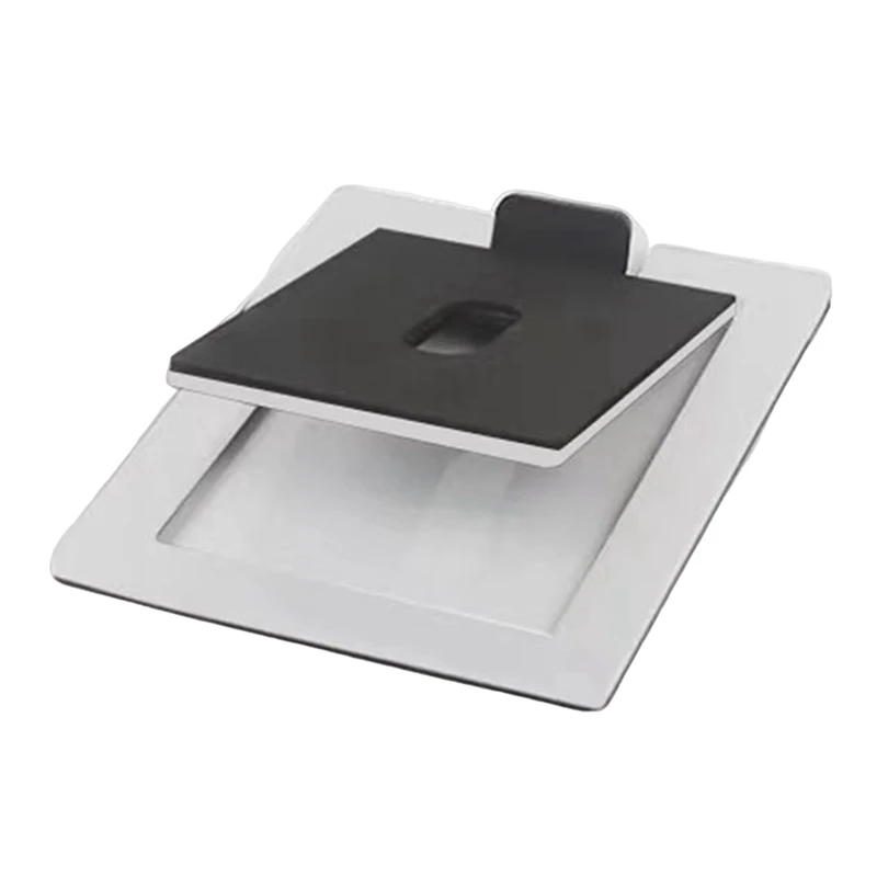 La base de support de haut-parleur est conçue pour le haut-parleur britannique, support astronomique, absorption des chocs, qualité sonore améliorée, blanc, durable