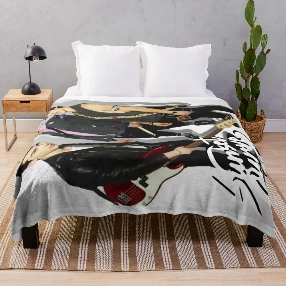 

Sunset Curve poster Throw Blanket Retros Heavy Blankets