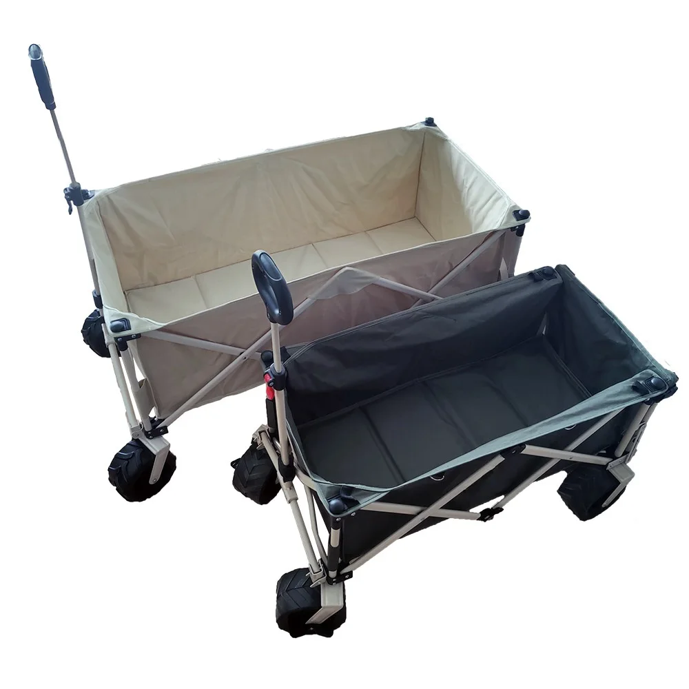 Collapsible Foldable Wagon Folding Collapsible Wagon Outdoor Camping Wagon Fold Truck Wiht Wheel