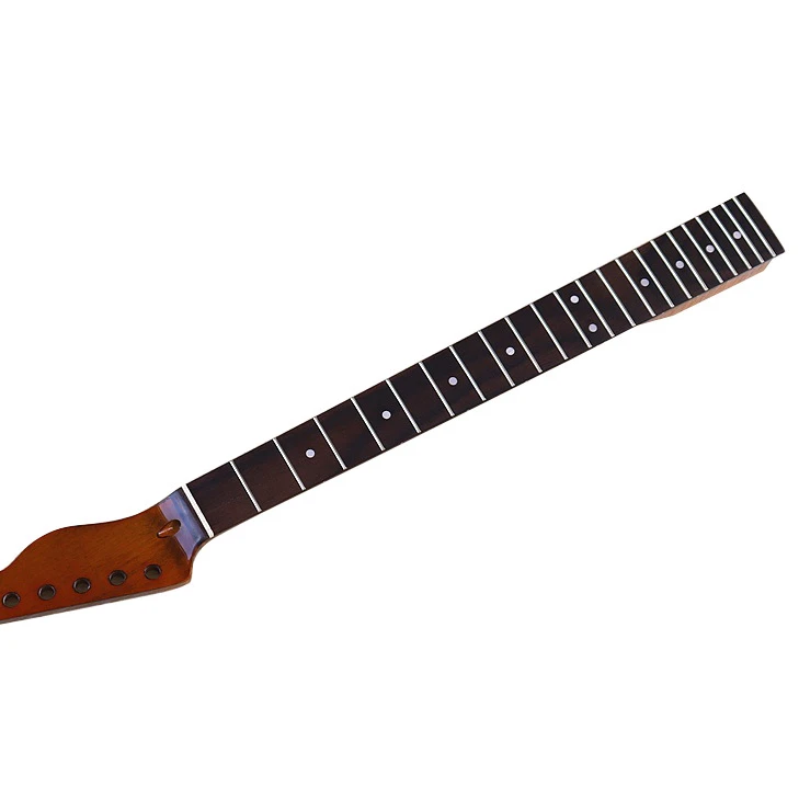 TL6 string 22 frets polished rosewood bright Canadian maple guitar neck assembly DIY electric guitar accessories