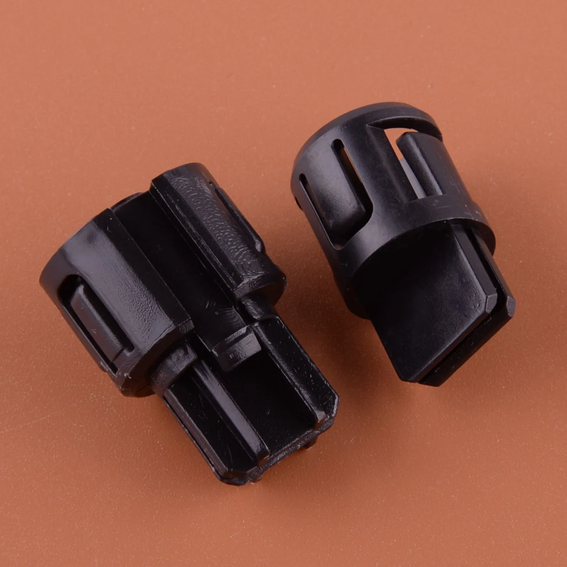 2Pcs 1H0819136 Blend Door Support Pin Bushing Fit for VW Beetle Jetta Wagon Golf 2001 2002 2003 2004 Black ABS