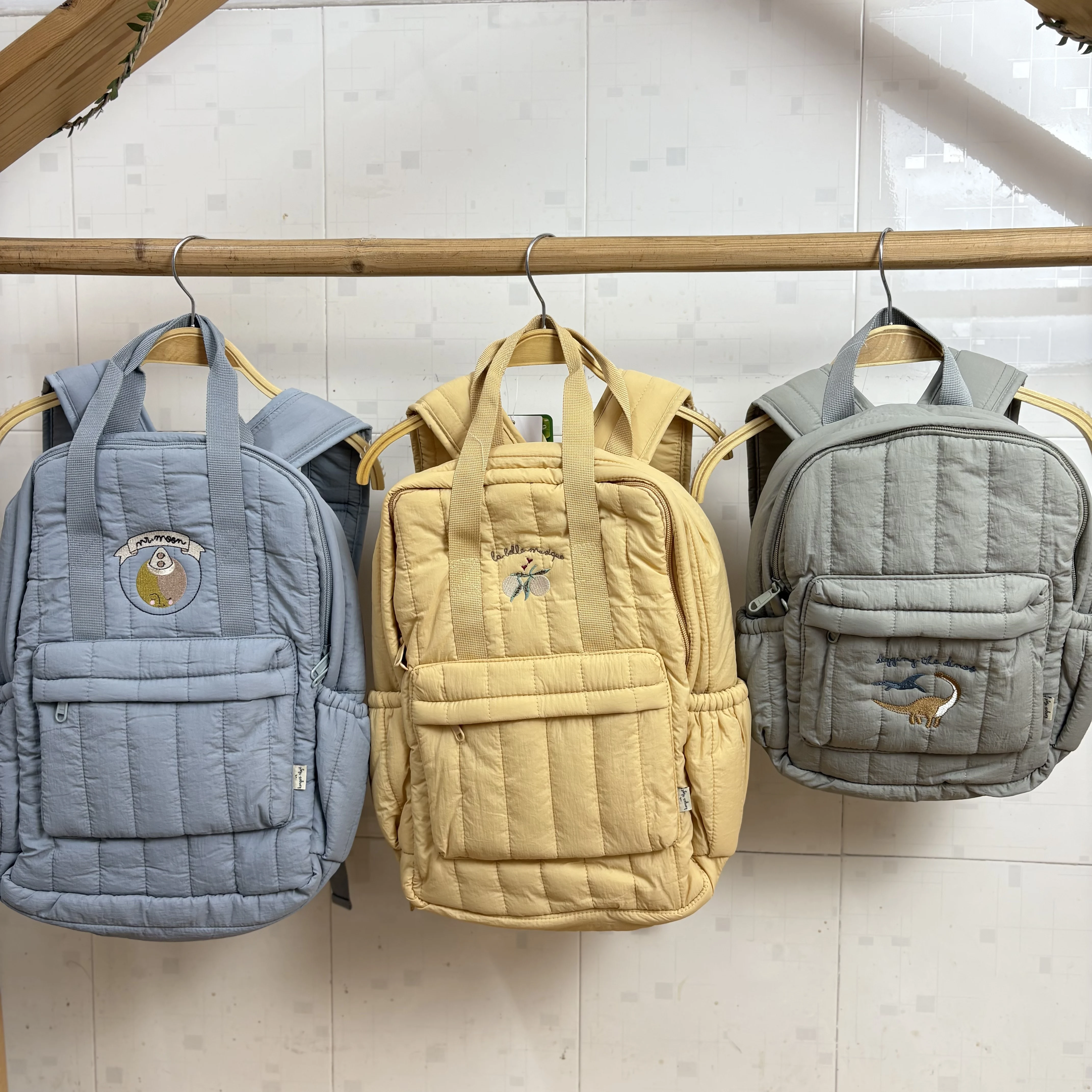 KS Brand Waterproof Cherry Backpack Boys Girls Travel Schoolbag Primary Kindergarten Baby Gift Mommy Bag