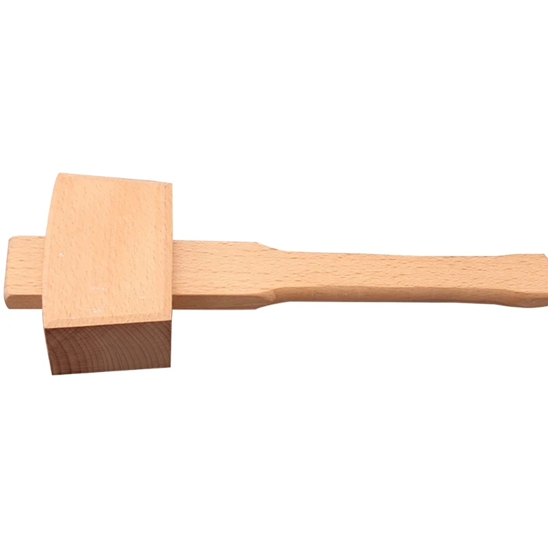 Durable Mallet 250mm Hammer Beechwood Damage-Free Striking Woodworking Tool DropShipping