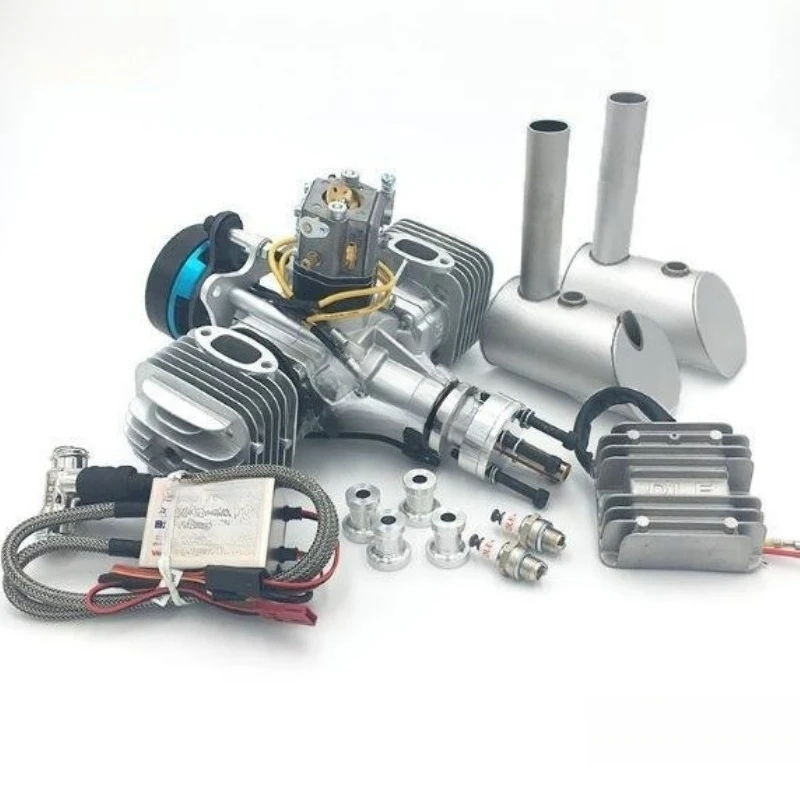 DLE60 model aircraft drone engine two-cylinder two-stroke with power generation system 180W60CC