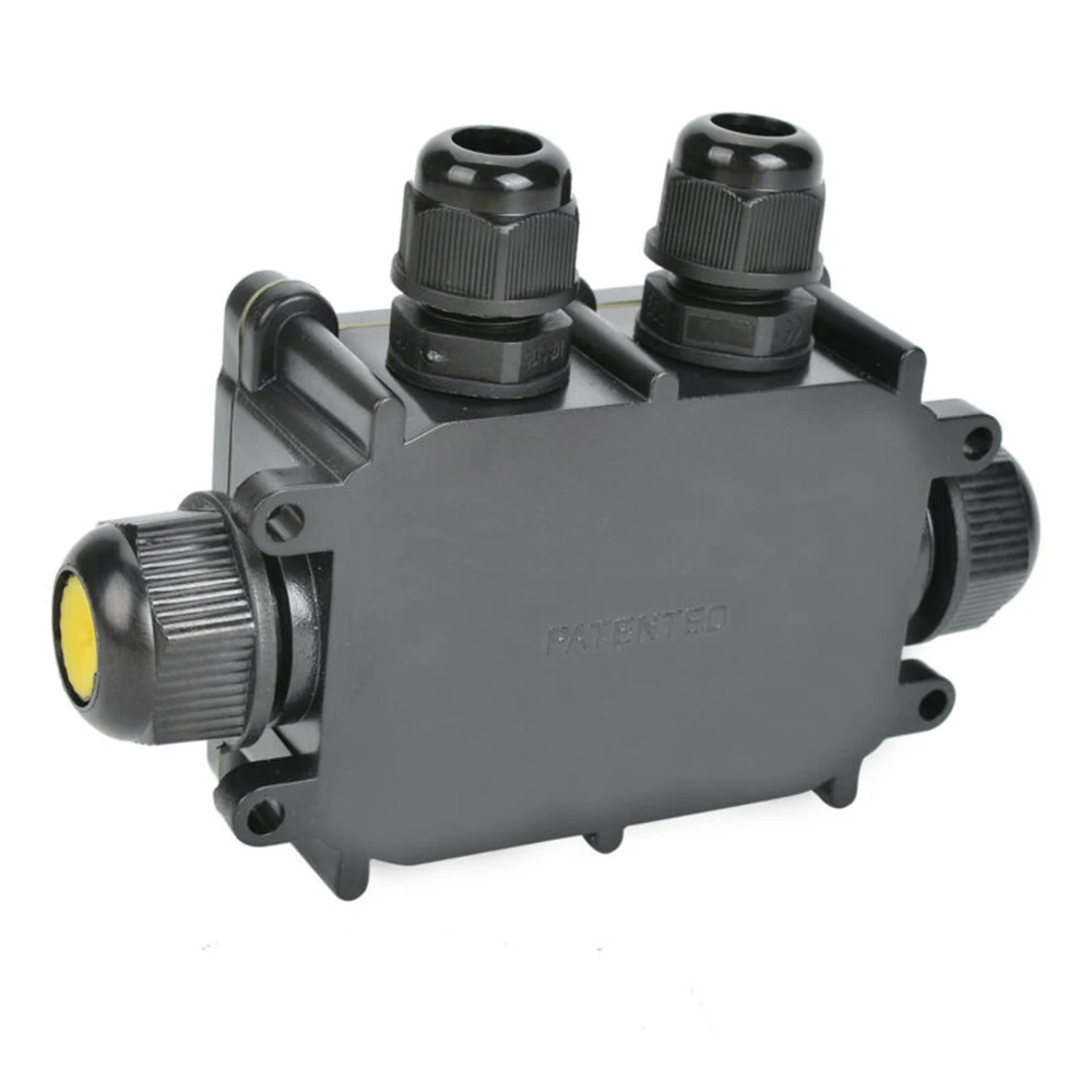 4 Way Waterproof Junction Box Connector IP68 Rated for Outdoor and Indoor Use Fire Protection and Dustproof Features