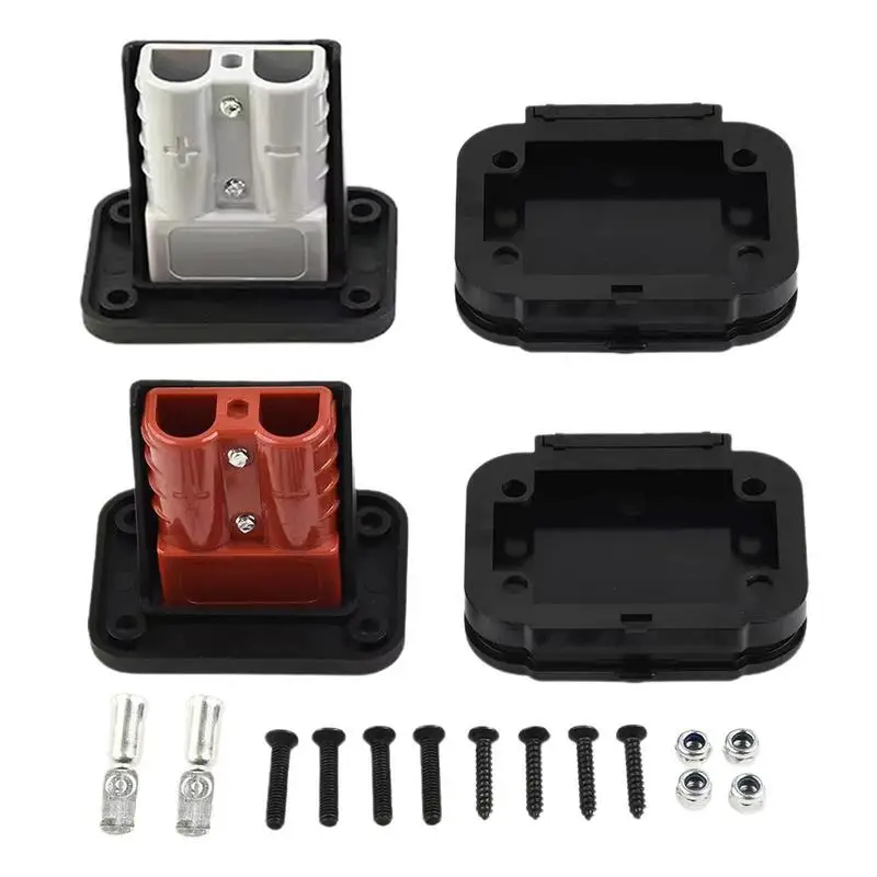 Socket Panel For Andersonconnectors 50a Plug Mounting Panel For Anderson Connectors Flush Mount Bracket For Car Motorhome Boat