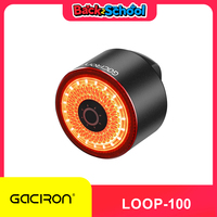 Gaciron Bike Lights,100lm High Brightness Bike Rear Light with Brake Sensor,Aluminum alloy Magnetic Bicycle Saddle Taillight