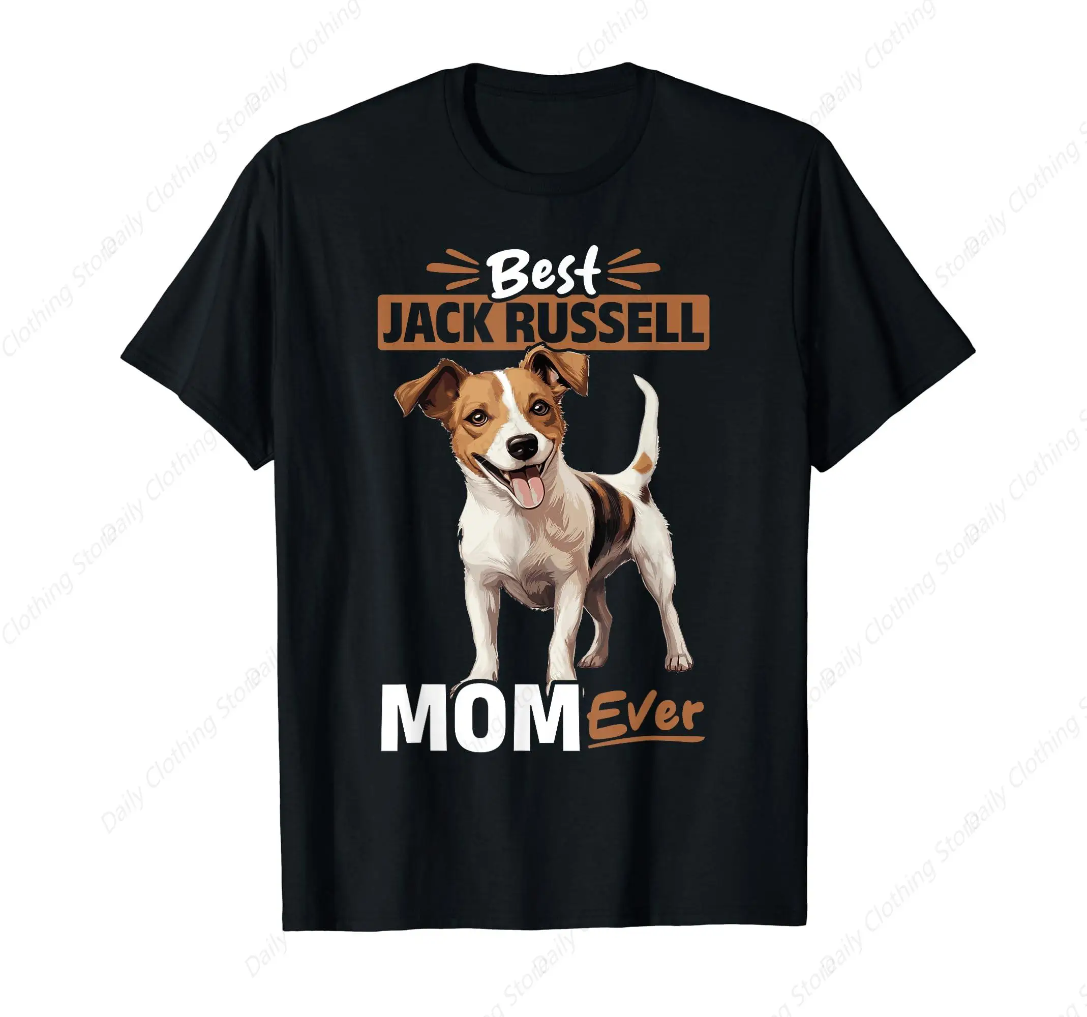 Camiseta de algodón de manga corta para hombre y mujer, prenda de vestir suave, con estampado de Jack, Jason Terrier, el mejor perro, Jack Kusel, Mom Ever