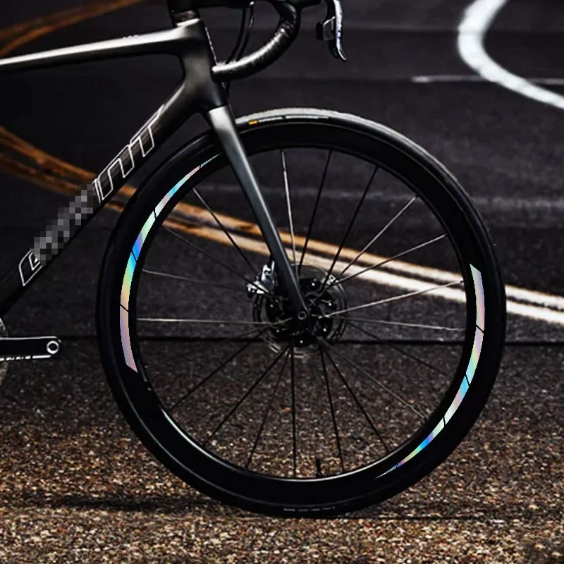 

Mountain Bicycle Wheelset Stickers Decorative Warning Reflective Stickers Bike Accessories Sticker
