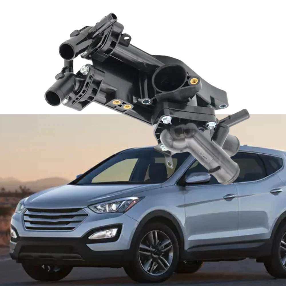 

For Sportage 2.0L 2011-2013 Santa Fe Sport 2.0l 2013 2014 25600-2G545 2128801483 Metal Engine Coolant Thermostat 256002G545