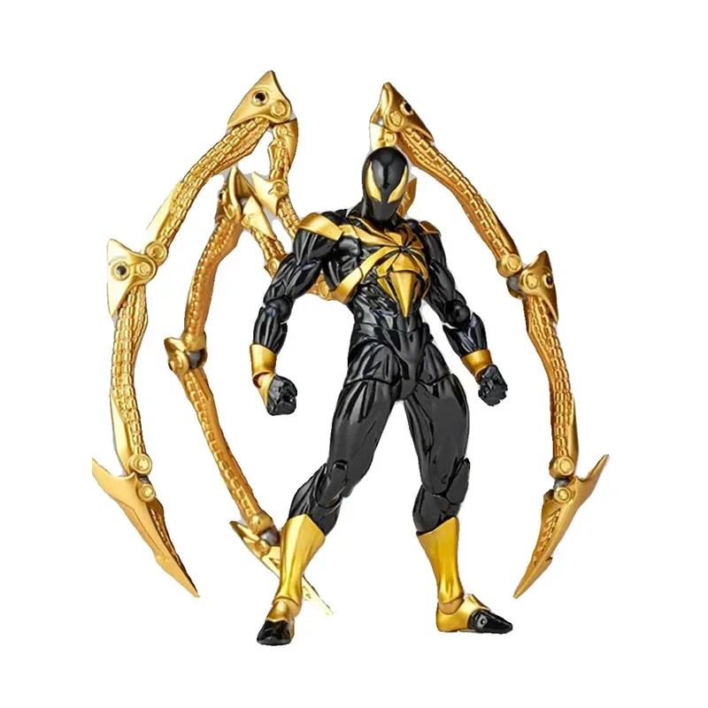 Superhero Iron Spider-Man Hero Expedition Mountain Pass Rotary Technology Joint Action Figure Model Toy Hand Action Figure