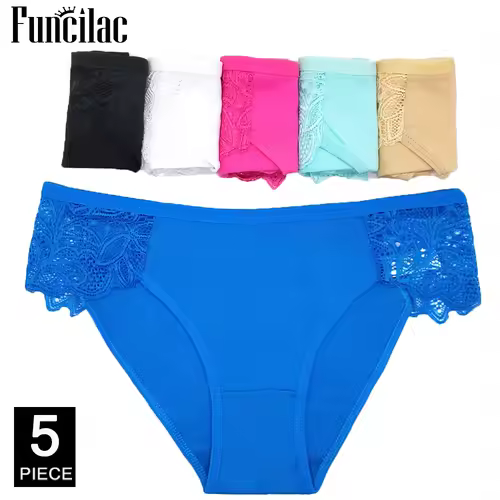 Women's cotton panties Girl Briefs Ms. cotton underwear bikini underwear sexy Ladies Briefs Free shipping 5 Pcs/set - Image 12