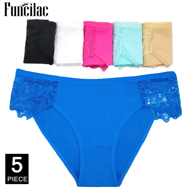 Women's cotton panties Girl Briefs Ms. cotton underwear bikini underwear sexy Ladies Briefs Free shipping 5 Pcs/set - Image 12