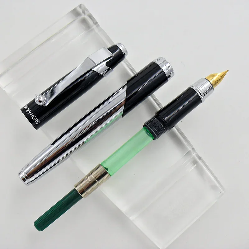 Hero 519 0.5mm Nib Student  Antique  Pen Timeless Collectible Gift Classic Writing Tool