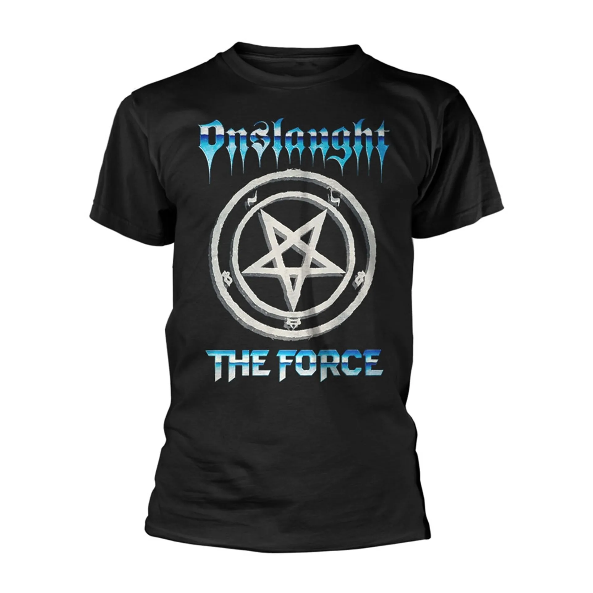 

Onslaught The Force T-Shirt Men and Women Summer Short Sleeve Cotton Tees Brand T-shirt Retro Rock Band Y2k Tops Men's Clothes