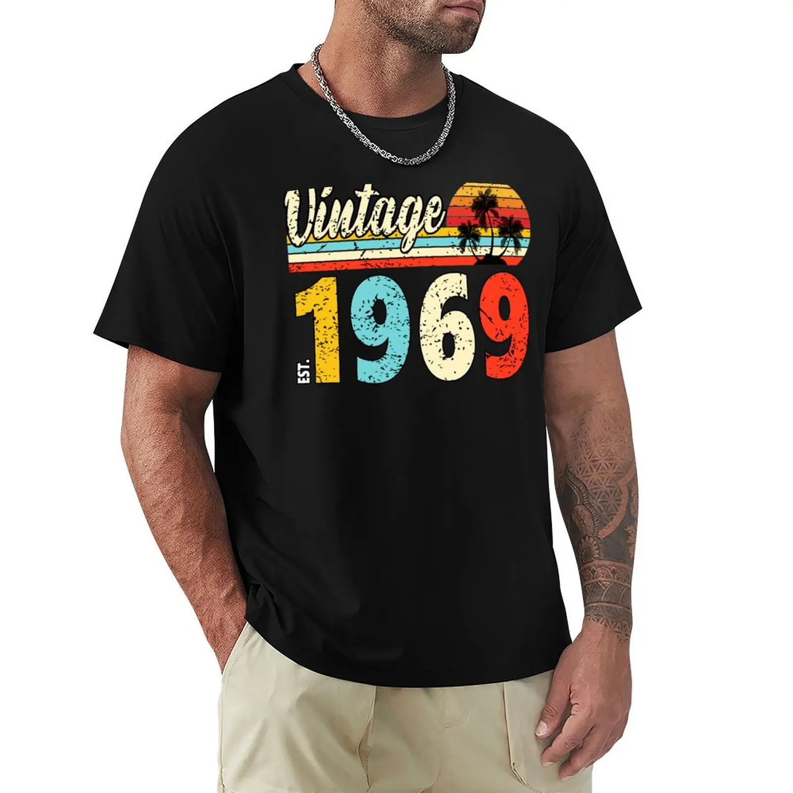 

53 Year Old Vintage 1969 Limited Edition 53th Birthday - Retro Birthday 1969 T-Shirt Aesthetic clothing t shirts for men