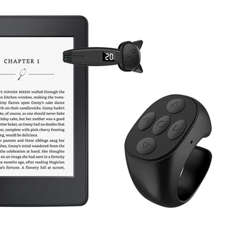 Dispositif d'écran de téléphone compatible Bluetooth 5.3, prise de photos, vidéo, statique, anneau de certes à distance pour TikTok, Kindle Paperwhite