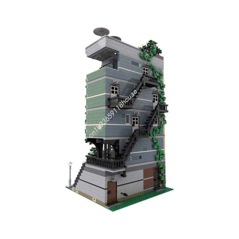 MOC Edificio modulare personalizzato PUB House Street View Modello Building Block Fai da te Assemblaggio creativo Mattoni educativi Giocattoli regalo per bambini