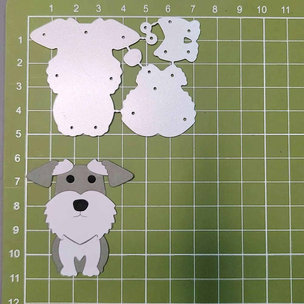 Zwierząt pies metalowe szablony do rękodzieło Puppy Die Cuts 2023 nowy dla DIY karta papierowa do scrapbookingu DIY kartka z życzeniami